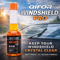 QIFOR Professional Concentrated Glass Cleaner - Professional Strength Glass Cleaner for Shiny, Streak-Free, Residue-Free Glass